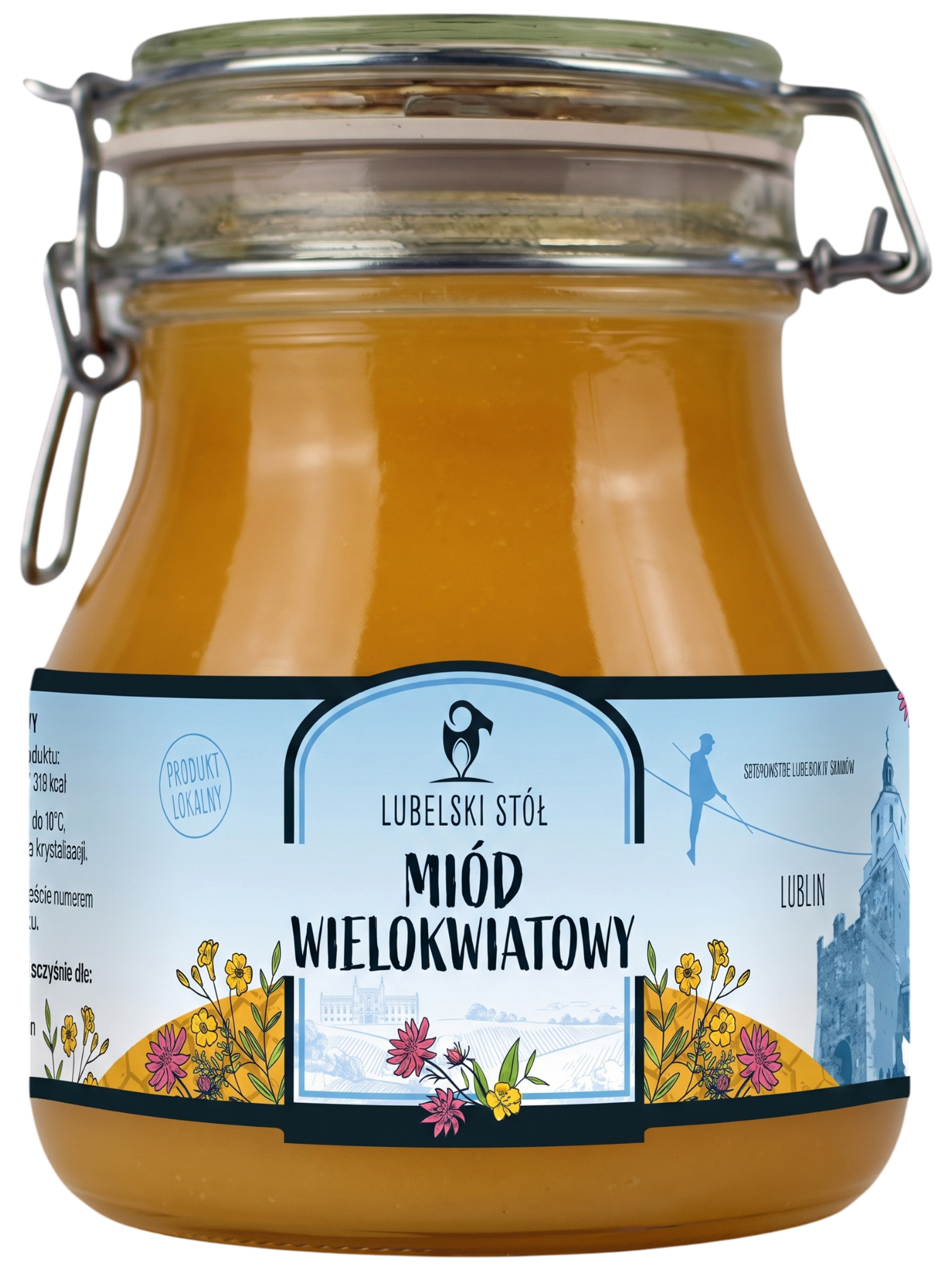 Miód wielokwiatowy Miód wielokwiatowy 1kg | Lubelski Stół
