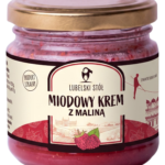 Miodowy krem z maliną | Lubelski Stół