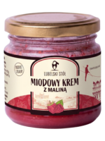 Miodowy krem z maliną | Lubelski Stół