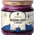 Miodowy krem z jagodą | Lubelski Stół