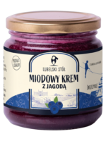 Miodowy krem z jagodą | Lubelski Stół