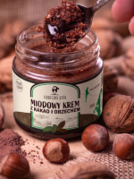 Miodowy krem z kakao i orzechem | Lubelski Stół