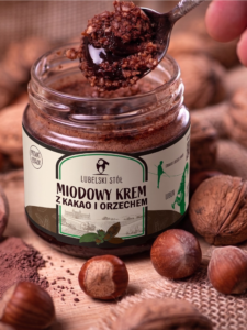 Miodowy krem z kakao i orzechem | Lubelski Stół