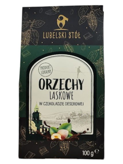 Orzechy laskowe w czekoladzie deserowej | Lubelski Stół