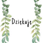 Obwoluta na zestaw prezentowy - dziękuję
