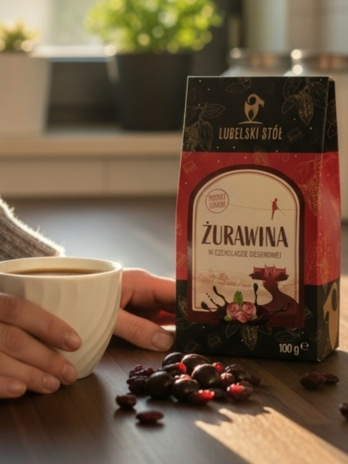 Żurawina w czekoladzie deserowej w kuchni | Lubelski Stół