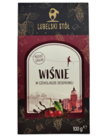 Wiśnie w czekoladzie deserowej 100 g | Lubelski Stół