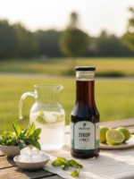 Naturalny syrop z mięty na pikniku | Lubelski Stół