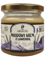 Miodowy krem z lawendą | Lubelski Stół