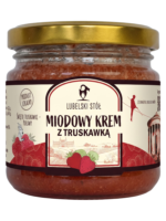 Miodowy krem z truskawkami | Lubelski Stół