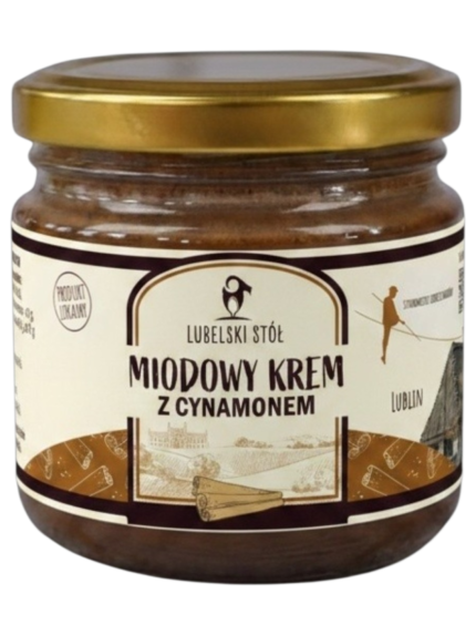 Miodowy krem z cynamonem | Lubelski Stół