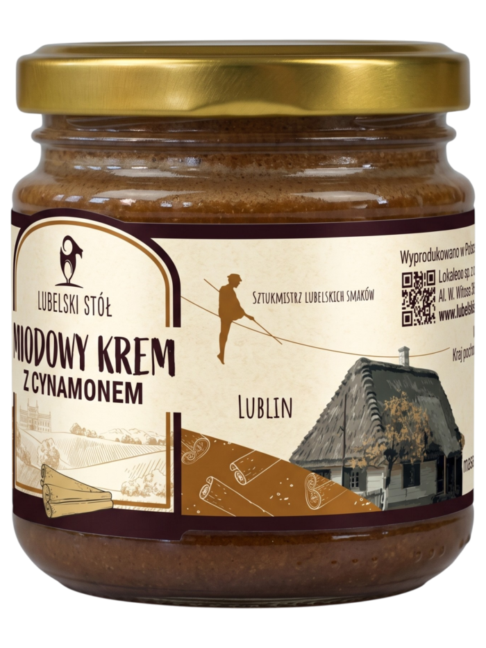 Miodowy krem z cynamonem | Lubelski Stół