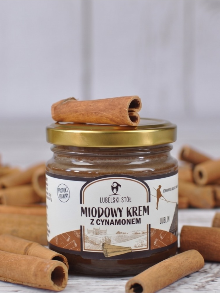 Miodowy krem z cynamonem | Lubelski Stół