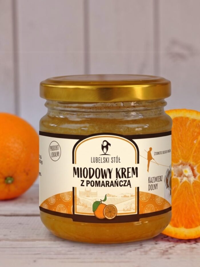 Miodowy krem z pomarańczą | Lubelski Stół