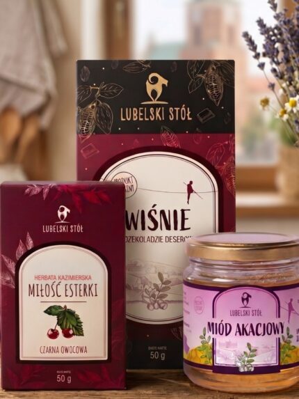 Zestaw Prezentowy "Wiśniowa Esterka" - pokaz produktów | Lubelski Stół