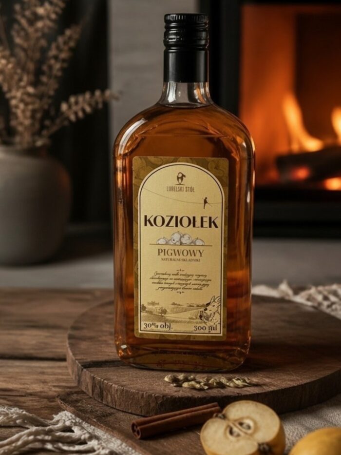 Likier Pigwowy Koziołek 500 ml | Lubelski Stół
