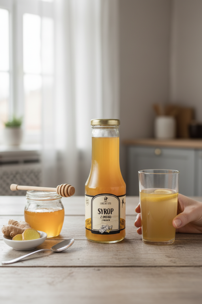 Naturalny syrop z imbiru z miodem w domu | Lubelski Stół