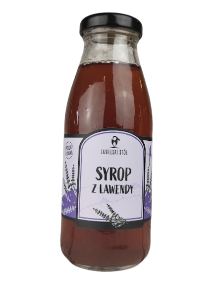 Naturalny syrop z lawendy 250ml | Lubelski Stół
