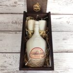 Miód pitny dwójniak Dominikański 500 ml w skrzynce ciemnej + 2 czarki