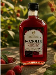 Likier malinowy Koziołek 200 ml | Lubelski Stół