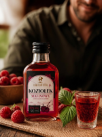 Likier malinowy Koziołek 90 ml | Lubelski Stół