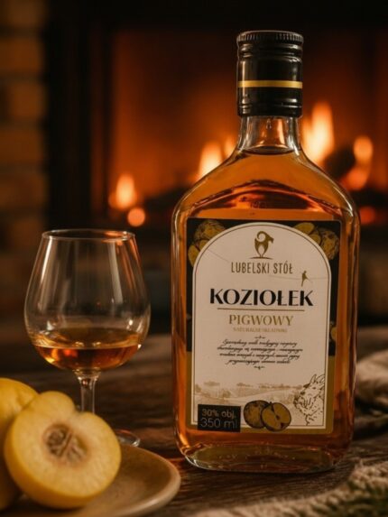 Likier Pigwowy Koziołek 350 ml | Lubelski Stół
