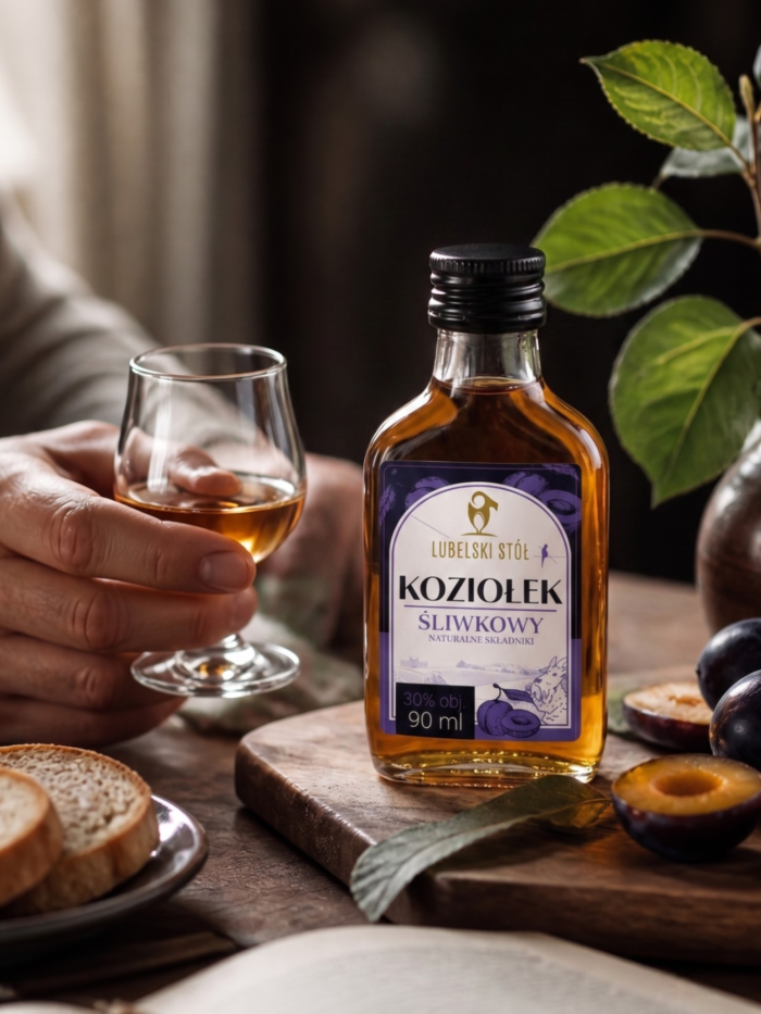 Likier Śliwkowy Koziołek 90 ml | Lubelski Stół