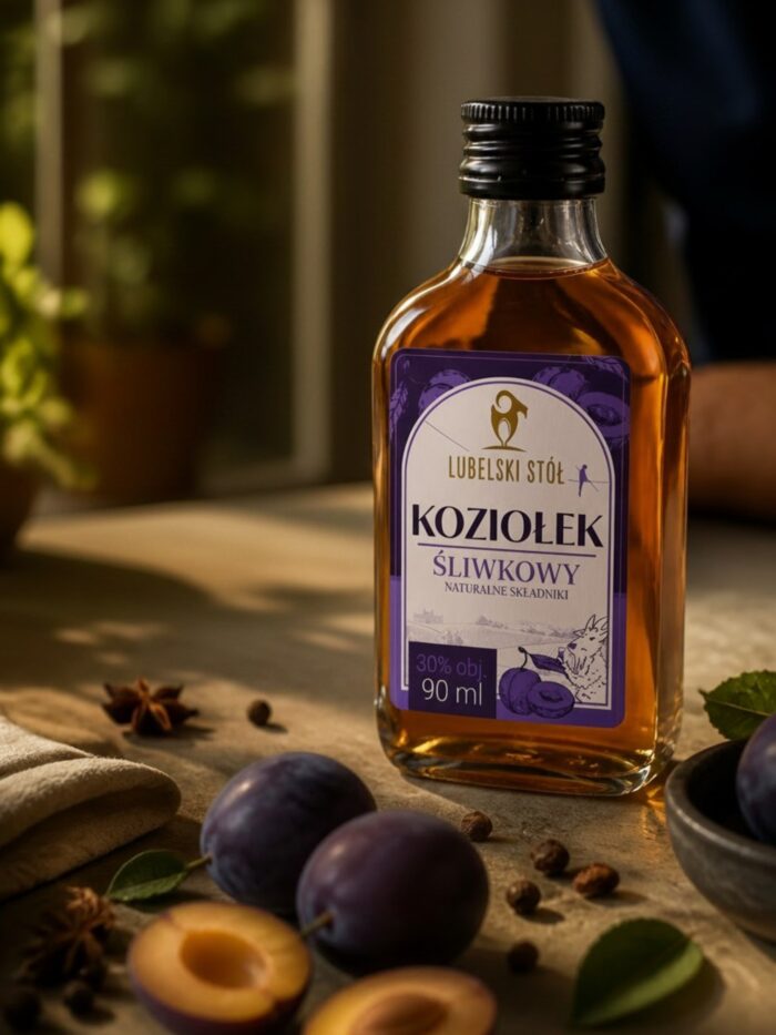 Likier Śliwkowy Koziołek 90 ml | Lubelski Stół