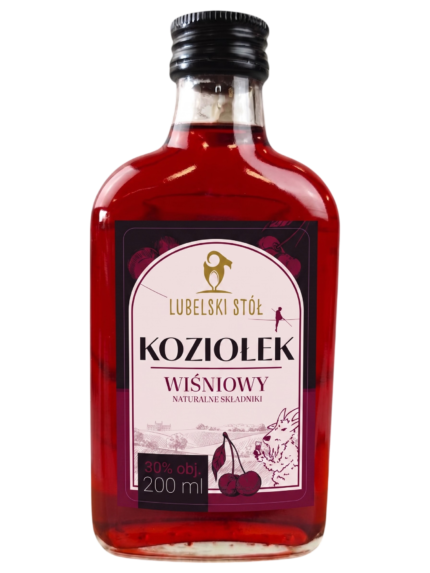 Likier Wiśniowy Koziołek 200 ml | Lubelski Stół