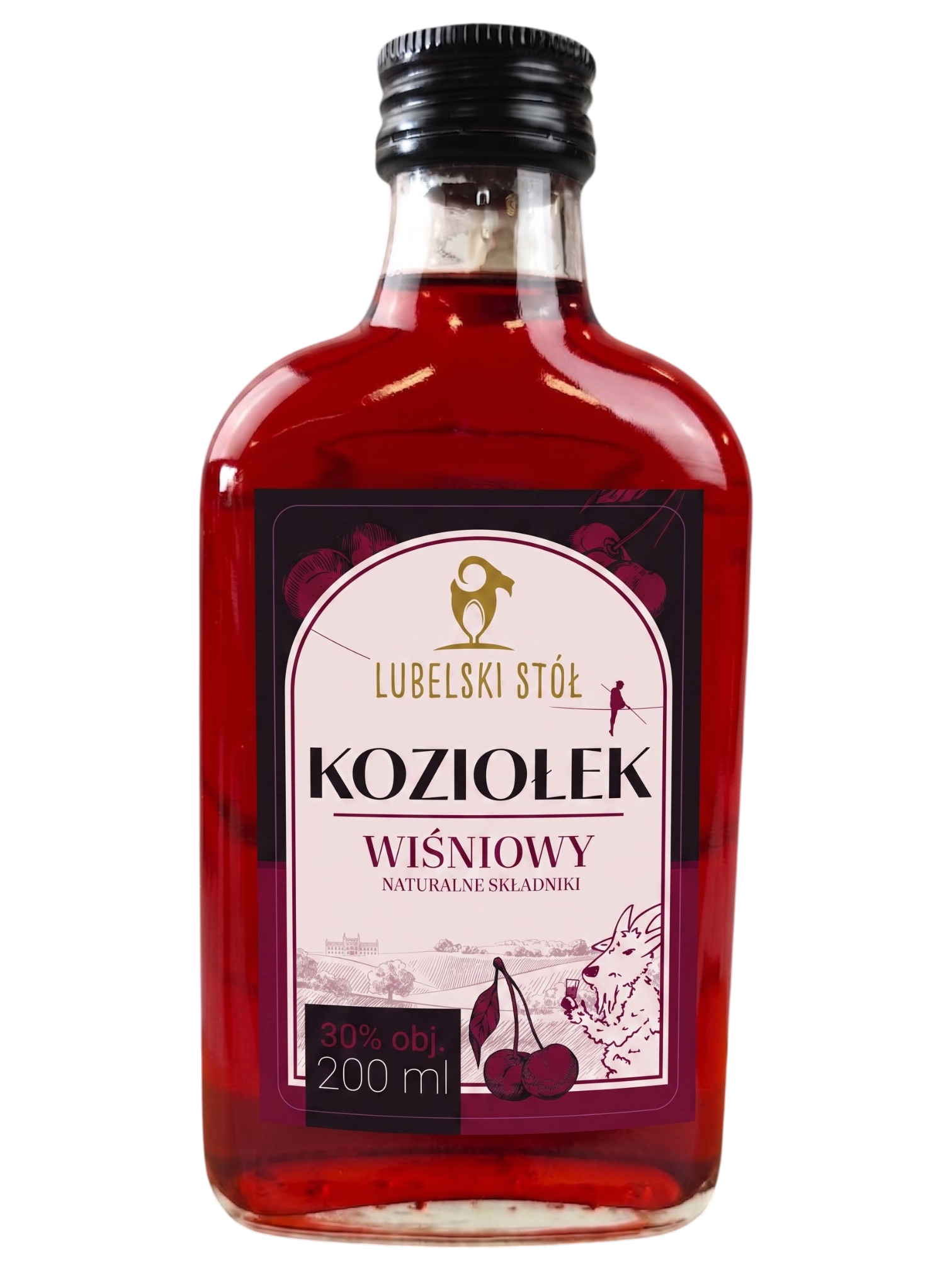 Likier Wiśniowy Koziołek Likier Wiśniowy Koziołek 200 ml | Lubelski Stół