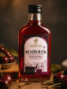 Likier Wiśniowy Koziołek 200 ml | Lubelski Stół