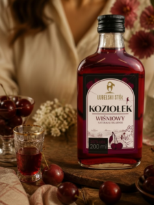 Likier Wiśniowy Koziołek 200 ml | Lubelski Stół
