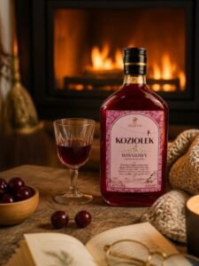Likier Wiśniowy Koziołek 350 ml | Lubelski Stół