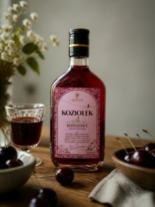Likier Wiśniowy Koziołek 350 ml | Lubelski Stół