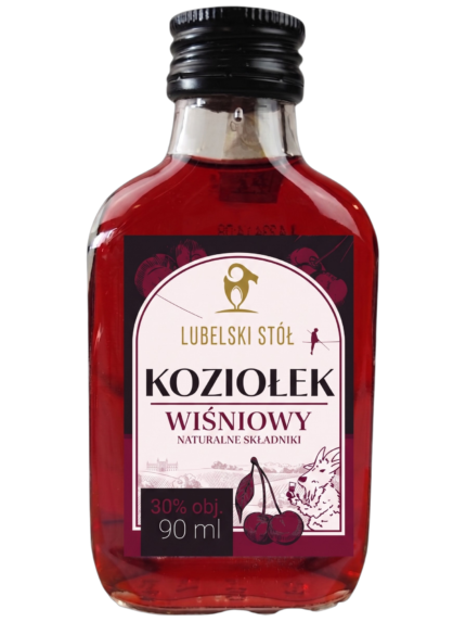 Likier Wiśniowy Koziołek 90 ml | Lubelski Stół