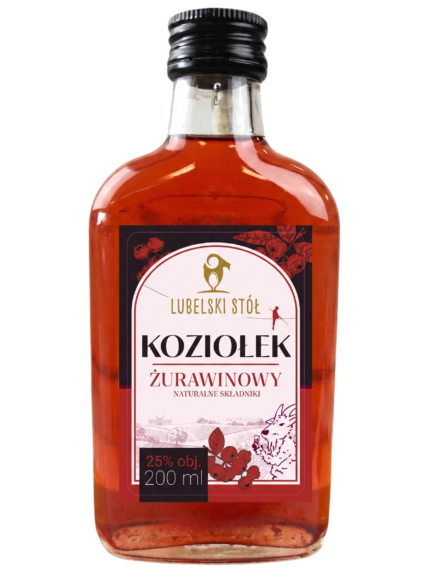 Likier Żurawinowy Koziołek 200 ml | Lubelski Stół