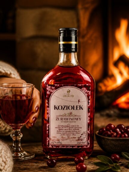 Likier Żurawinowy Koziołek 350 ml | Lubelski Stół