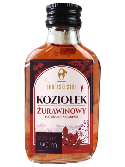 Likier Żurawinowy Koziołek 90 ml | Lubelski Stół