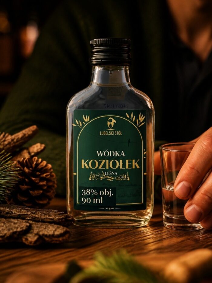 Wódka Koziołek Leśna 90 ml | Lubelski Stół