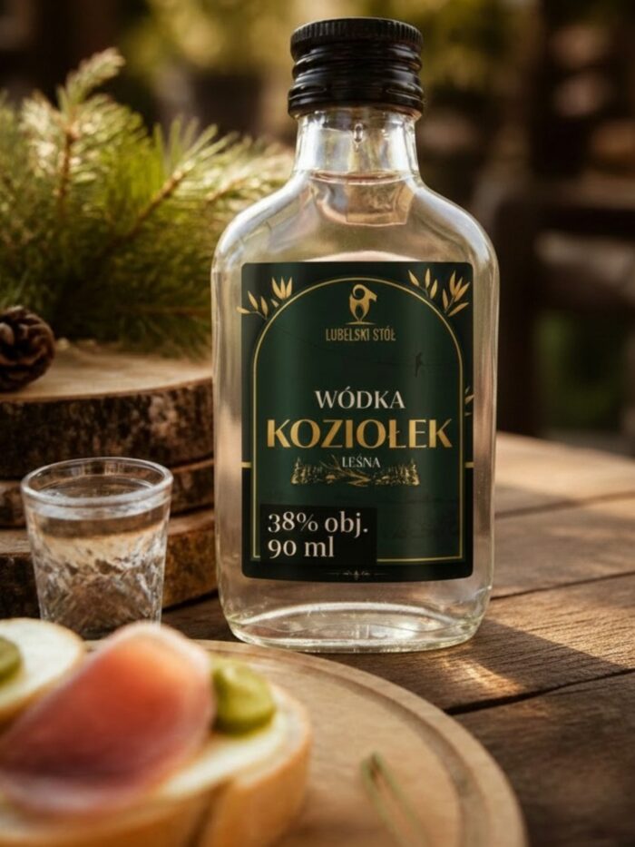 Wódka Koziołek Leśna 90 ml | Lubelski Stół