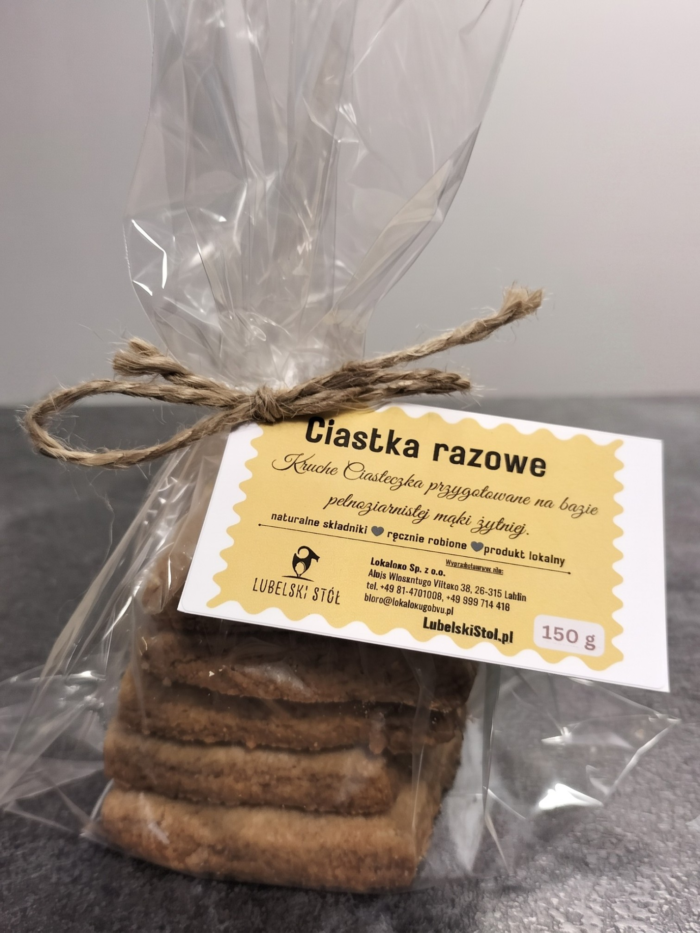 Ciasteczka razowe, close | Lubelski Stół