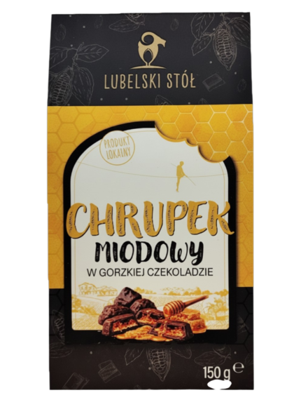 Chrupek miodowy w gorzkiej czekoladzie | Lubelski Stół