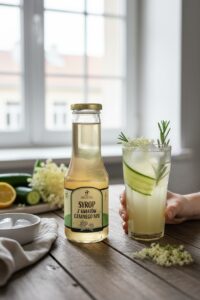 Lemoniada z syropem z kwiatów czarnego bzu | Lubelski Stół